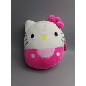 SQUISHMALLOW Sanrio Hello‎ Kitty Plush Pink White Bow Stuffed Animal Toy